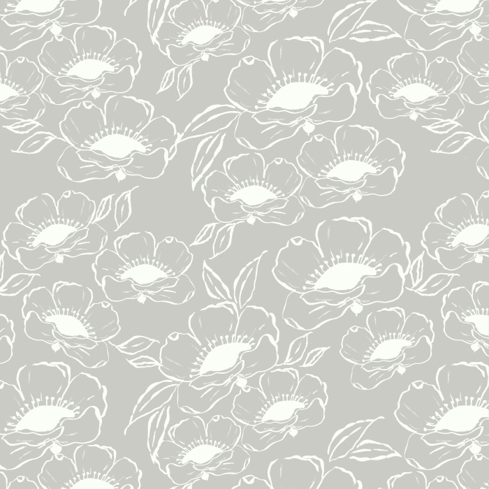 Create a classic floral statement on any wall in your home with our Anemone Flowers Peel And Stick Removable Wallpaper.