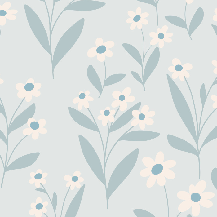 Add a floral touch to any wall in your home with Dancing Daisies Peel And Stick Removable Wallpaper.