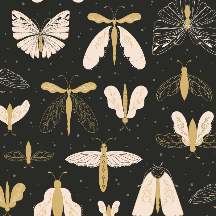Create a truly unique space with our Butterfly Charm Wallpaper.
