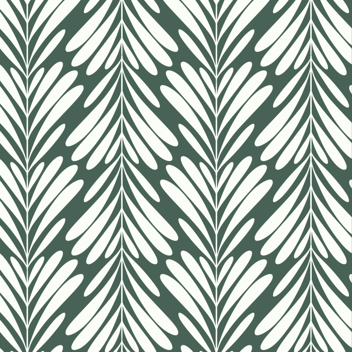 Our Fanned Leaves Peel And Stick Removable Wallpaper bring a botanical touch to any wall. 