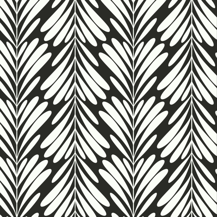 Our Fanned Leaves Peel And Stick Removable Wallpaper bring a botanical touch to any wall. 