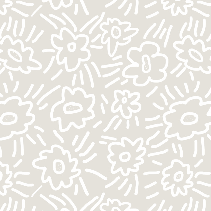 Create a whimsically fun room with our Paint The Flowers Wallpaper.