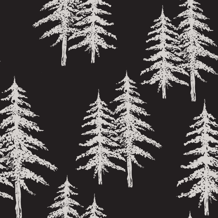 Our Pine Trees Peel And Stick Removable Wallpaper add a botanical touch to your walls. 