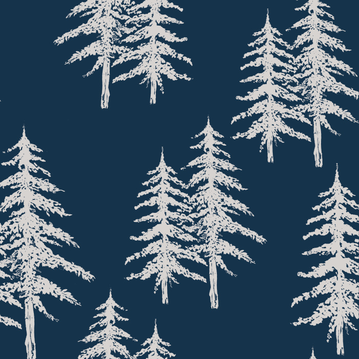 Our Pine Trees Peel And Stick Removable Wallpaper add a botanical touch to your walls. 