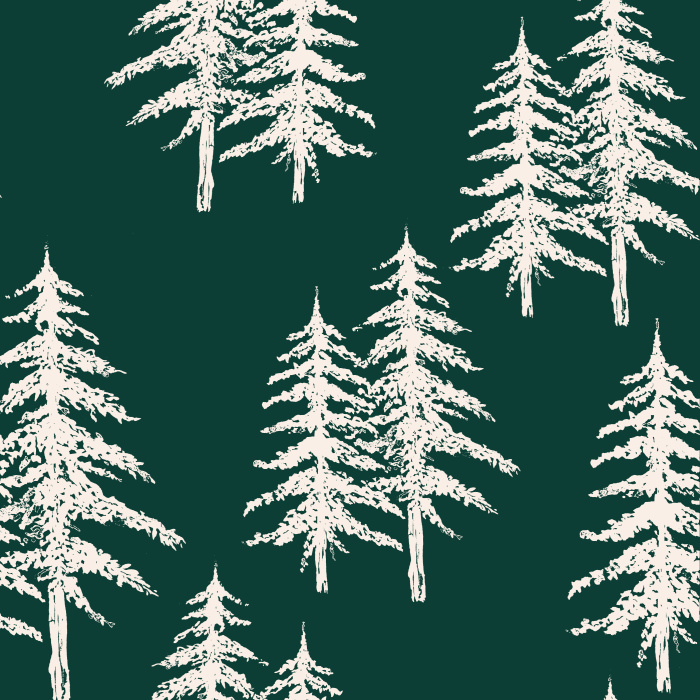 Our Pine Trees Peel And Stick Removable Wallpaper add a botanical touch to your walls.
