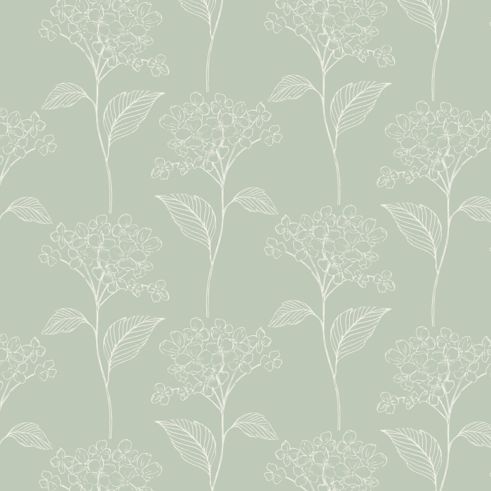 Create a stunningly beautiful atmosphere with our Dainty Hydrangea Wallpaper.