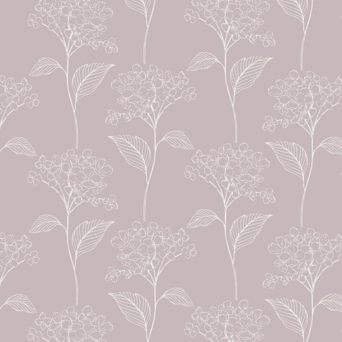 Create a stunningly beautiful atmosphere with our Dainty Hydrangea Wallpaper. 