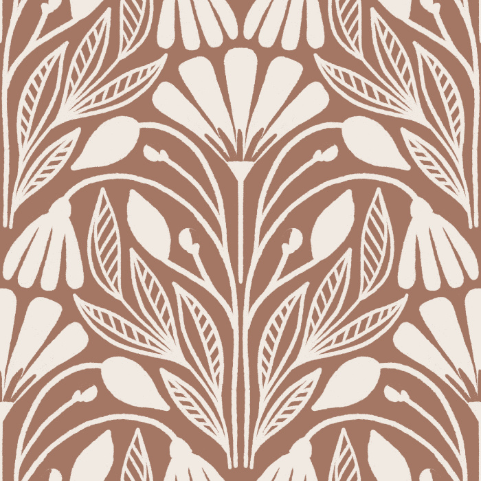 Create a whimsically enchanting experience in any room with our Meadow Damask Wallpaper.