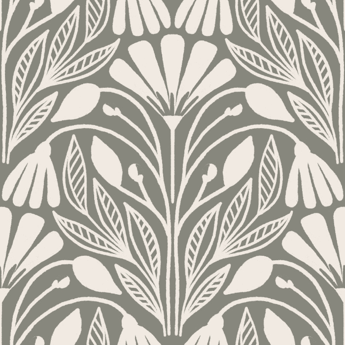 Create a whimsically enchanting experience in any room with our Meadow Damask Wallpaper.