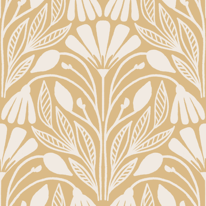 Create a whimsically enchanting experience in any room with our Meadow Damask Wallpaper.