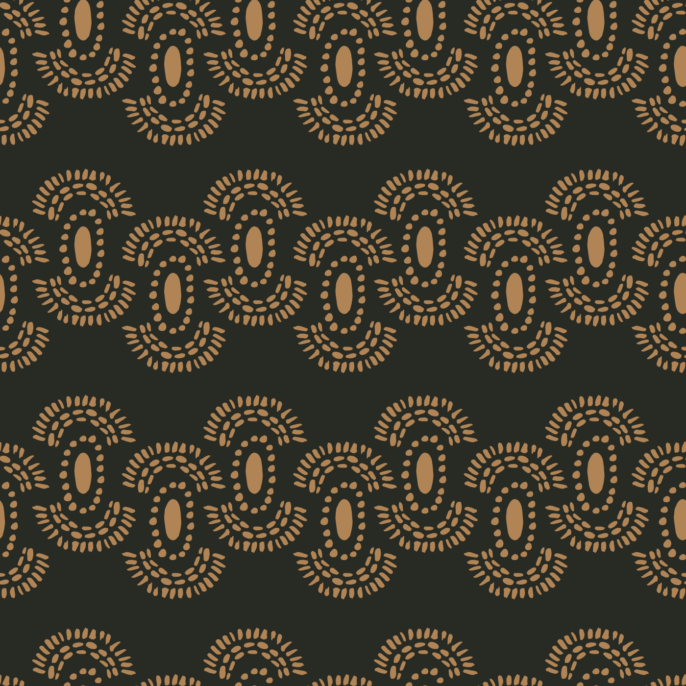 Pattern Beige Wallpaper