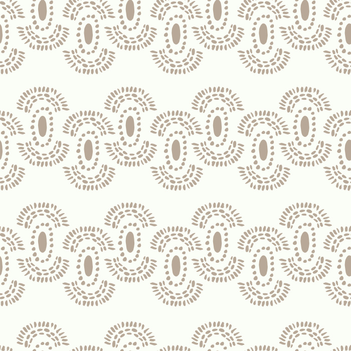 Add a touch of bohemian flair with our Pattern Beige Wallpaper. 