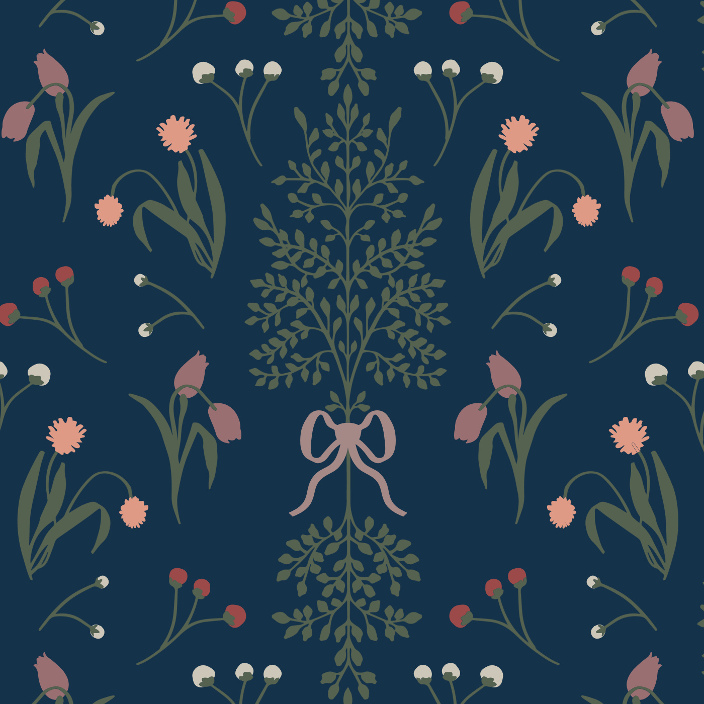 Botanic Bloom Wallpaper