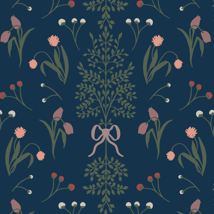 Add a touch of floral to any room in your home with our Botanic Bloom Peel And Stick Removable Wallpaper.