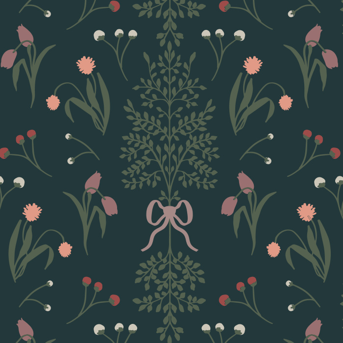 Add a touch of floral to any room in your home with our Botanic Bloom Peel And Stick Removable Wallpaper.