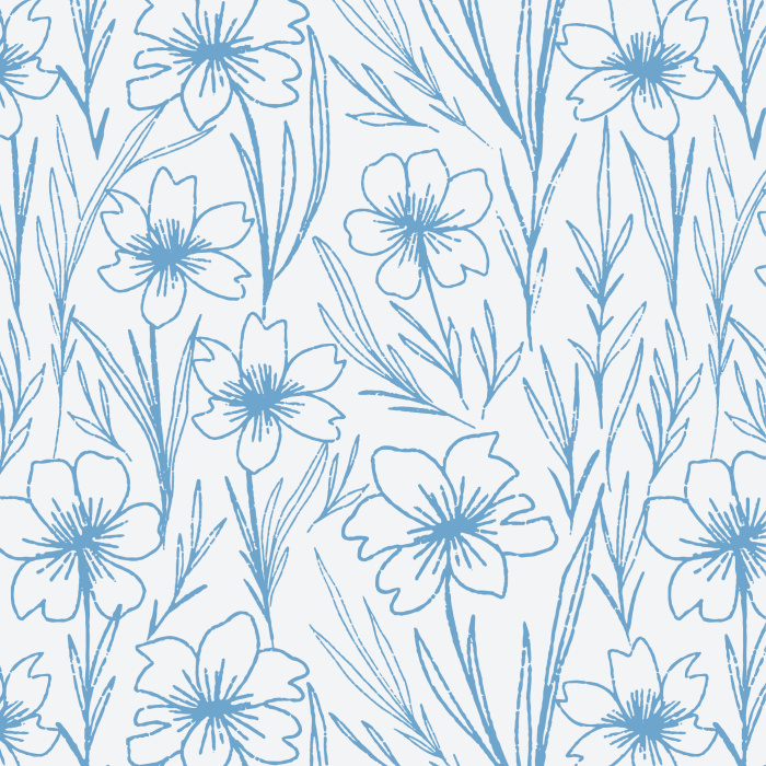 The Sketched Garden Peel And Stick Removable Wallpaper will add a touch of nature to your walls.