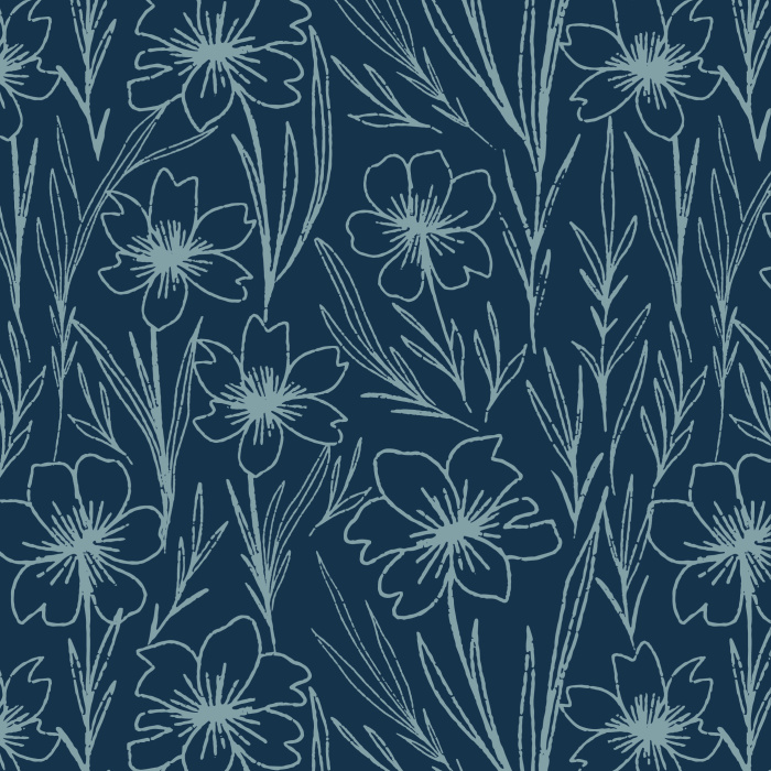 The Sketched Garden Peel And Stick Removable Wallpaper will add a touch of nature to your walls. 