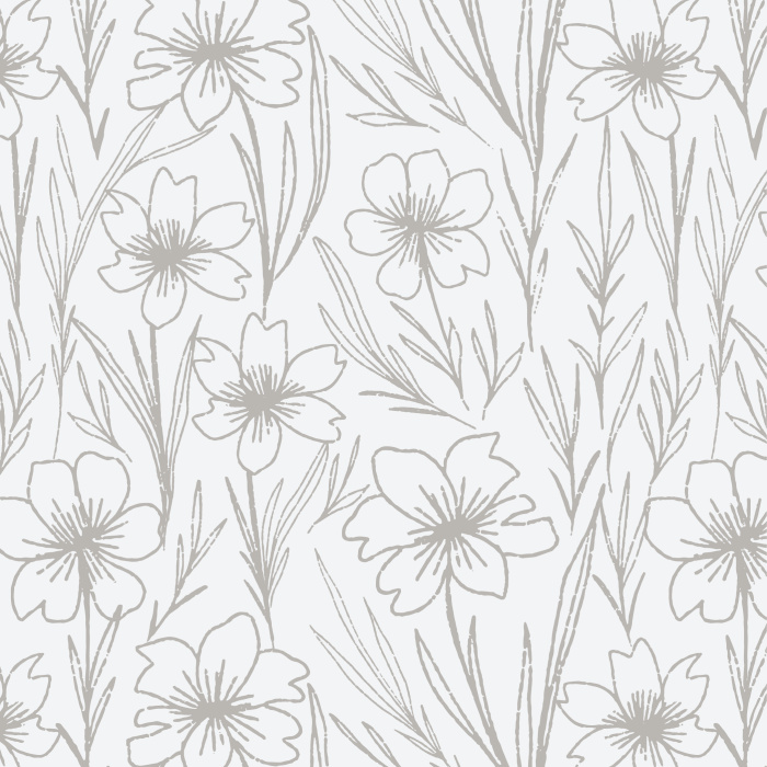 The Sketched Garden Peel And Stick Removable Wallpaper will add a touch of nature to your walls. 