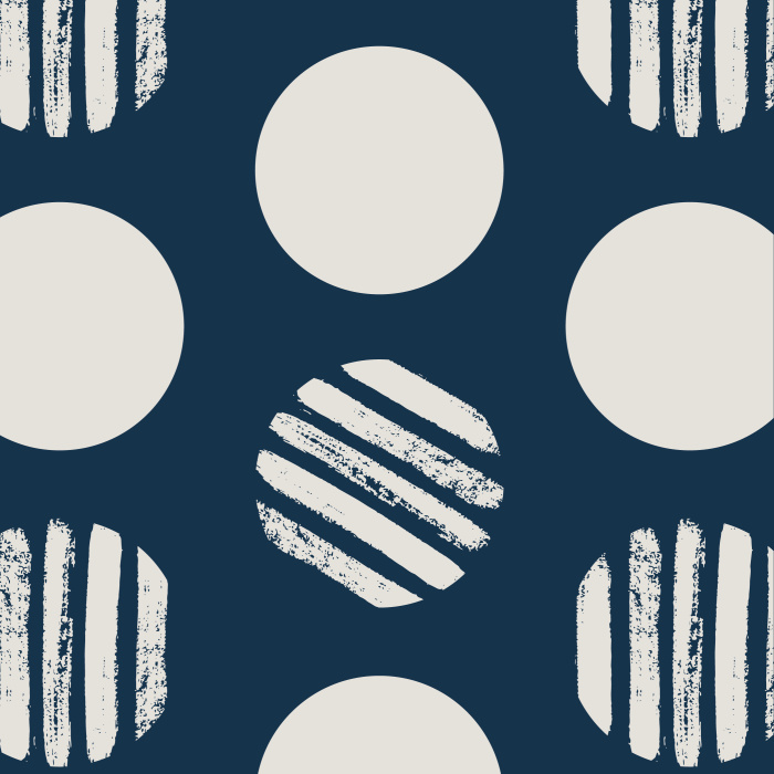 Our Batik Circles Peel And Stick Removable Wallpaper create a classic statement wall in any room in your home.