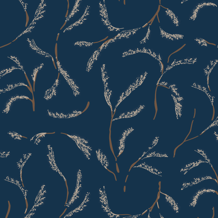 Create a classic statement on any wall in your home with our Dried Flowers Peel And Stick Removable Wallpaper.