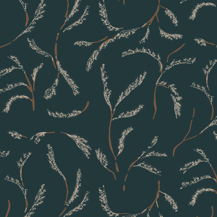 Create a classic statement on any wall in your home with our Dried Flowers Peel And Stick Removable Wallpaper.