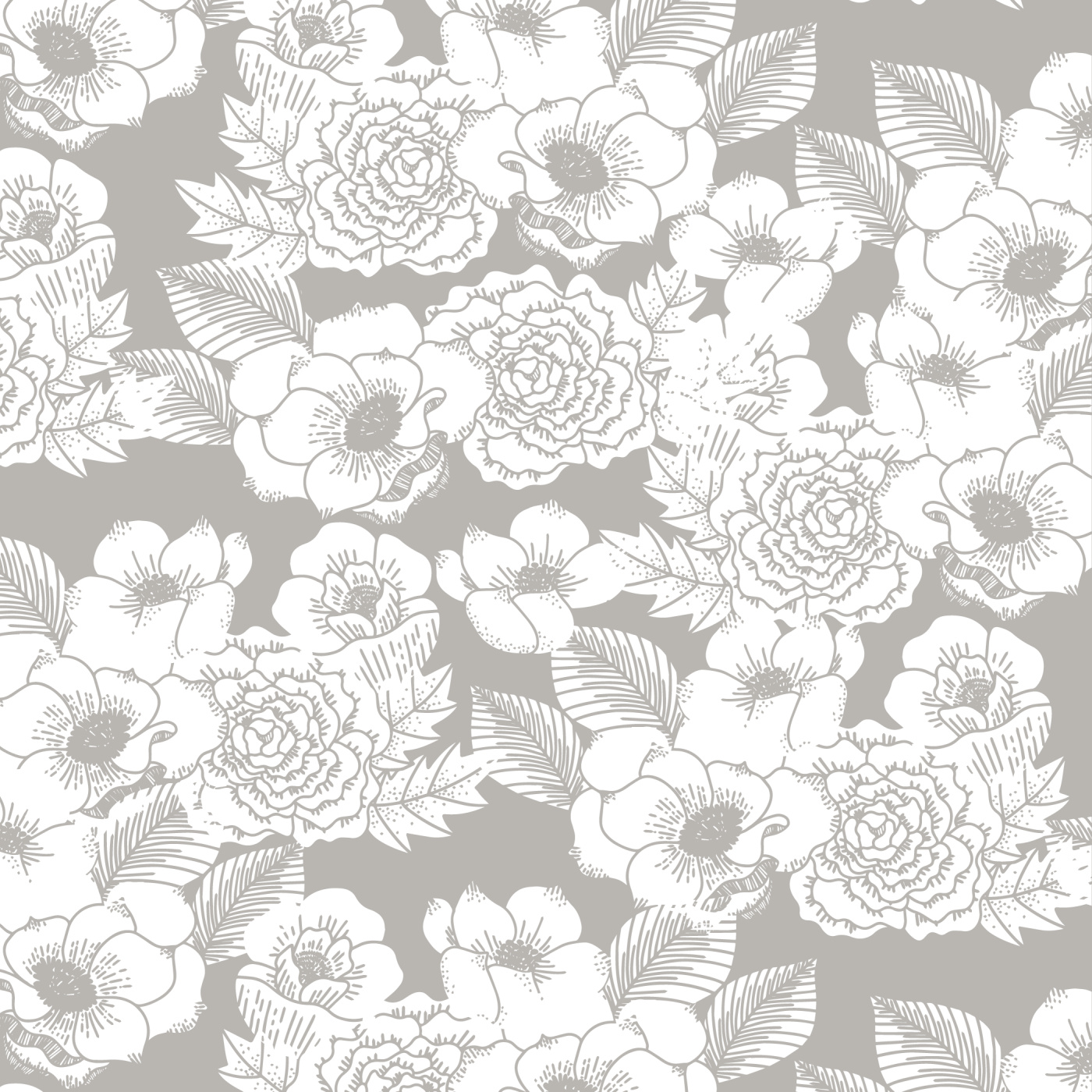 Flower Patch Peel And Stick Removable Wallpaper