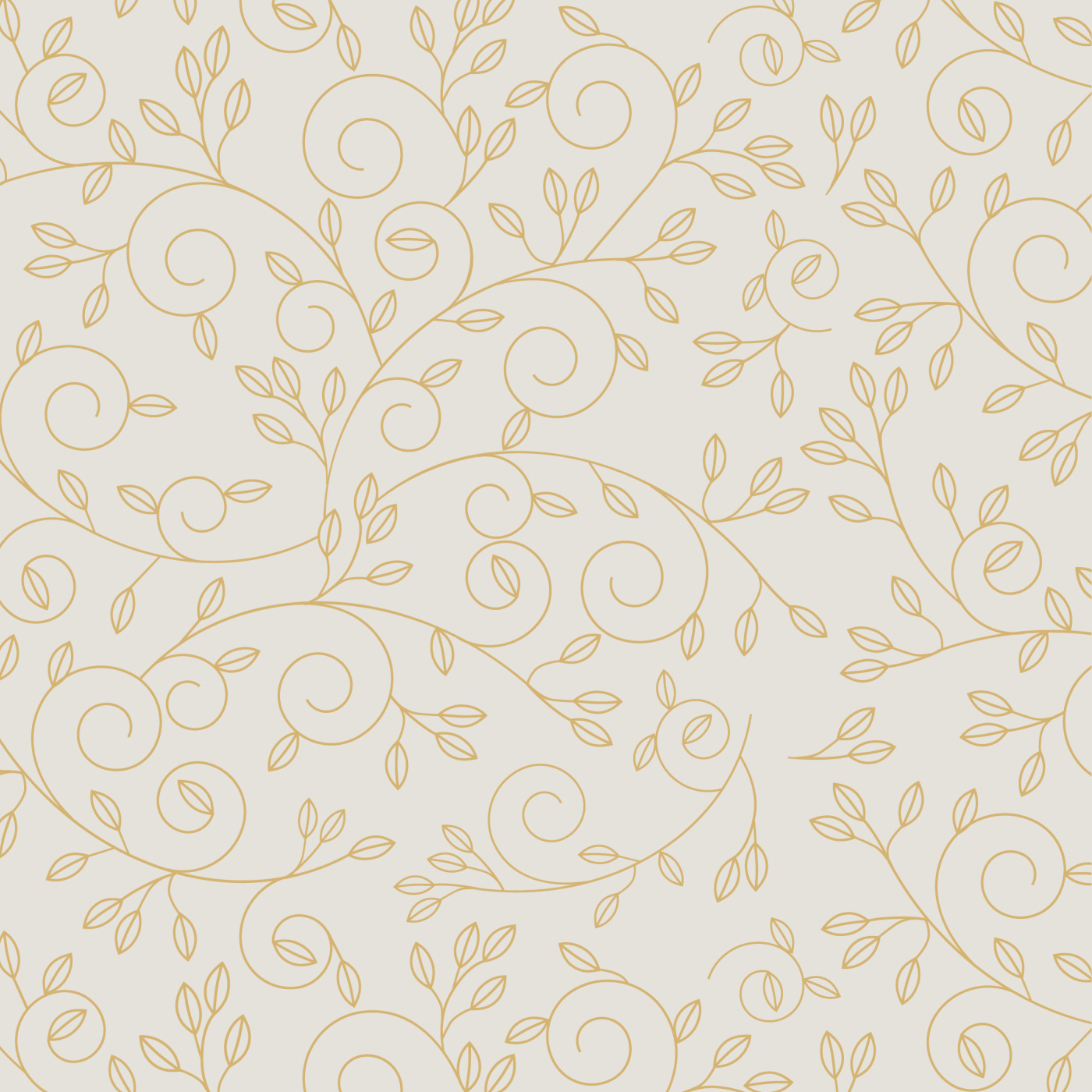 Ornate Branches Wallpaper