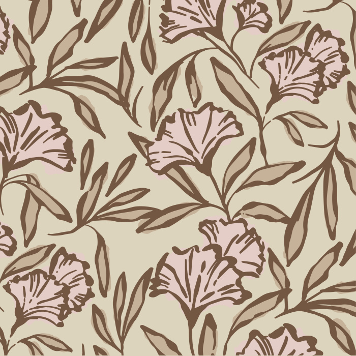 Add a garden feel to any wall in your home with our Ginkgo Dream Peel And Stick Removable Wallpaper.