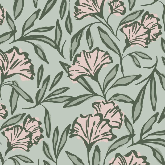 Add a garden feel to any wall in your home with our Ginkgo Dream Peel And Stick Removable Wallpaper.