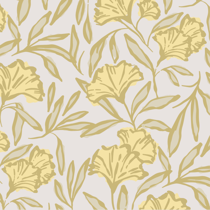 Add a garden feel to any wall in your home with our Ginkgo Dream Peel And Stick Removable Wallpaper.