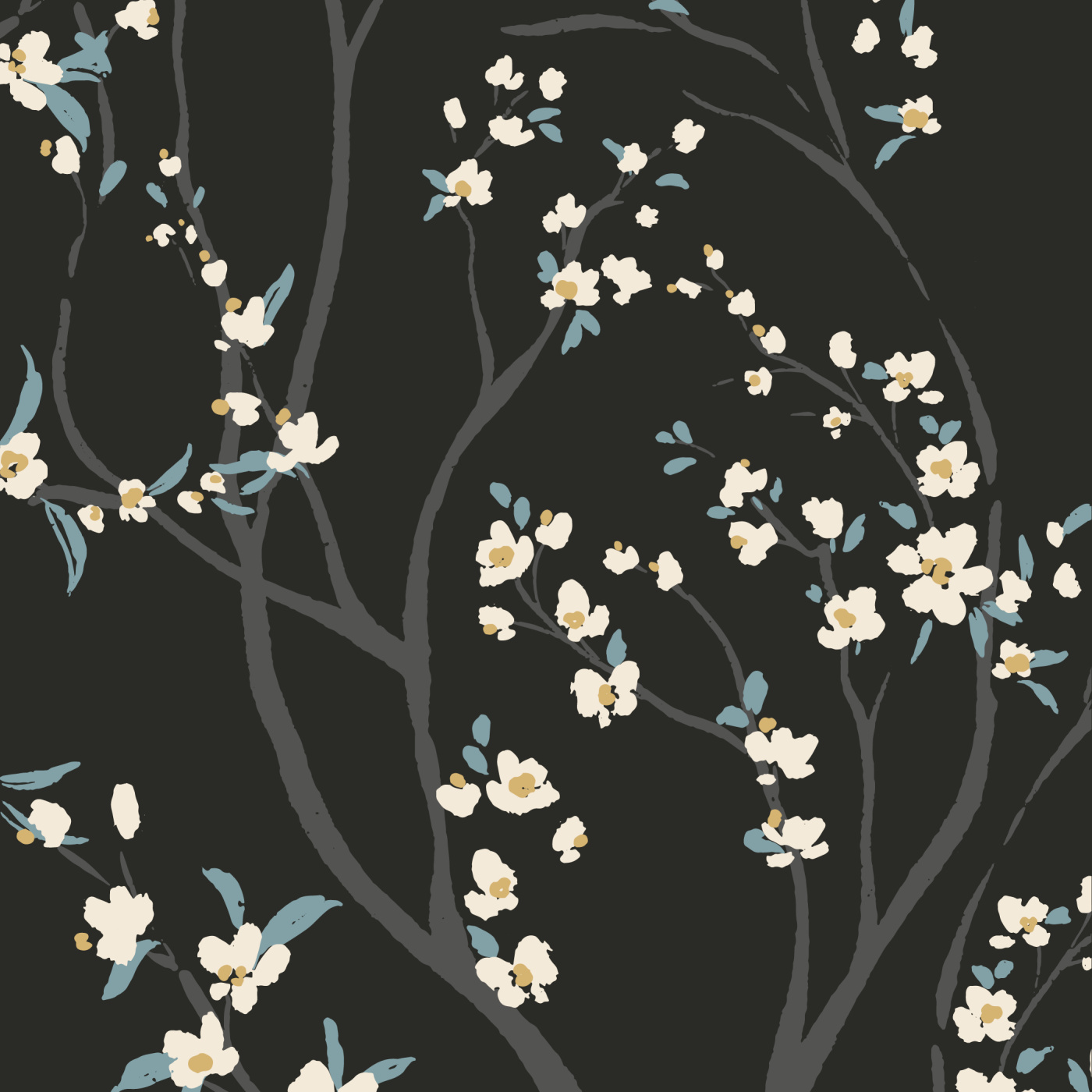 Blossom Orchard Wallpaper