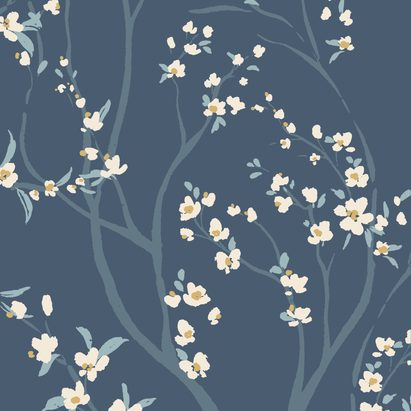 Blossom Orchard Wallpaper