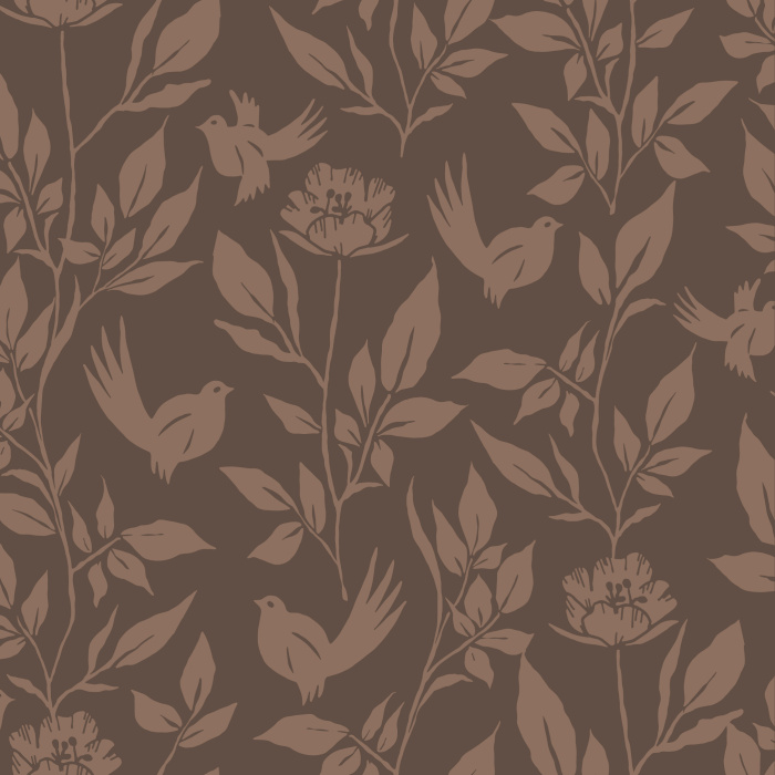 Create the perfect accent wall anywhere in your home with our Charming Birds Peel And Stick Removable Wallpaper.