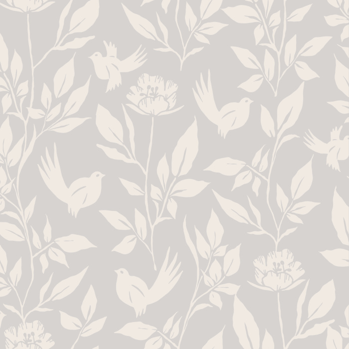 Create the perfect accent wall anywhere in your home with our Charming Birds Peel And Stick Removable Wallpaper.