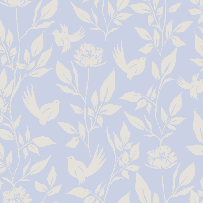 Create the perfect accent wall anywhere in your home with our Charming Birds Peel And Stick Removable Wallpaper.