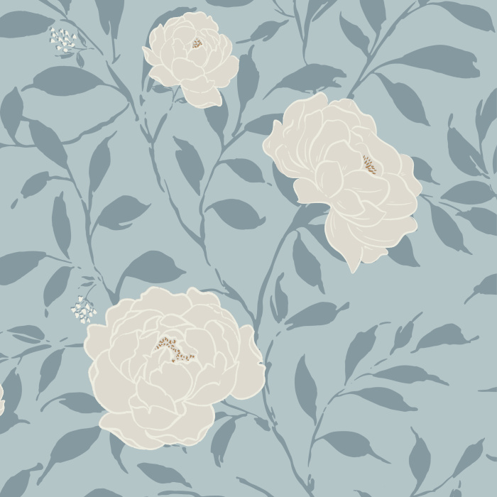 Light Blue Peel and Stick Removable Wallpaper | 2023 Designs