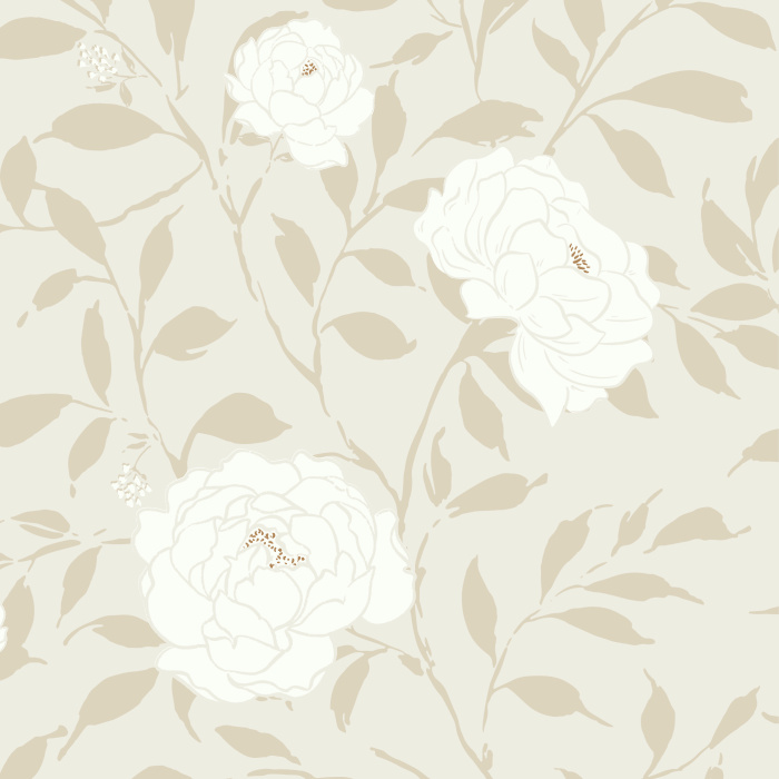 Add a floral accent to any wall in your interior with our Pretty Peonies Peel And Stick Removable Wallpaper! 