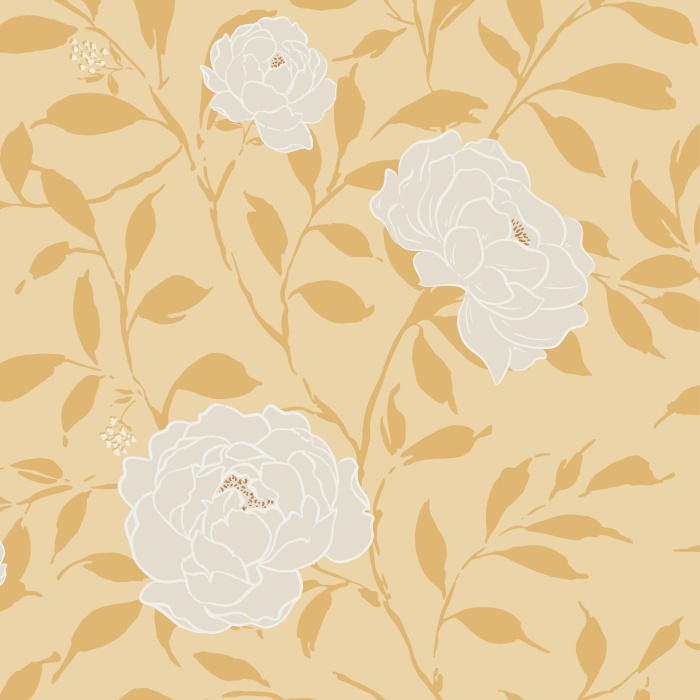 Add a floral accent to any wall in your interior with our Pretty Peonies Peel And Stick Removable Wallpaper!