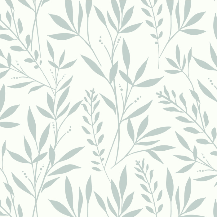 Create a botanical look on any wall in your home with our Lush Leaves Peel And Stick Removable Wallpaper.