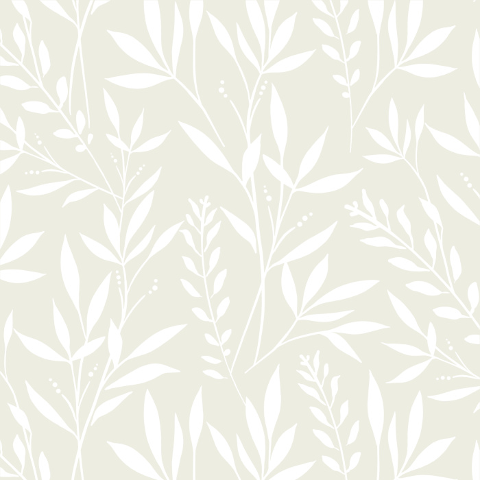 Create a botanical look on any wall in your home with our Lush Leaves Peel And Stick Removable Wallpaper.