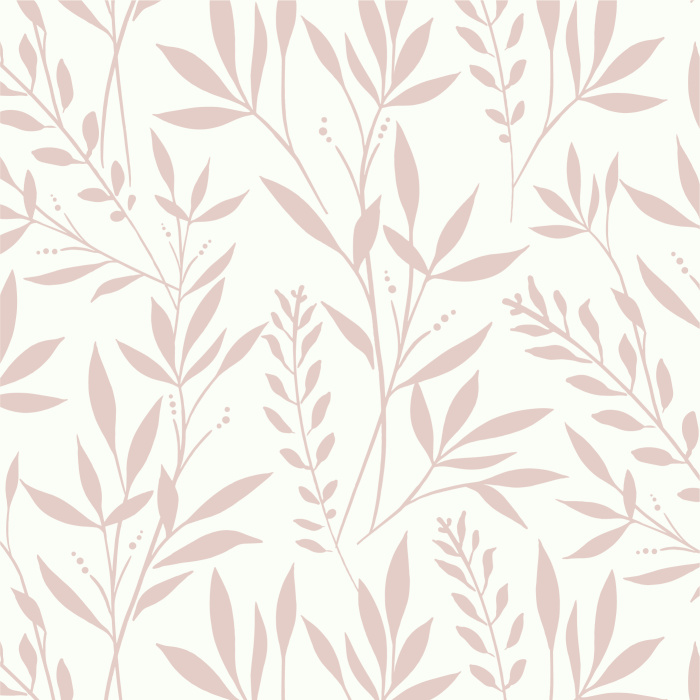 Create a botanical look on any wall in your home with our Lush Leaves Peel And Stick Removable Wallpaper.