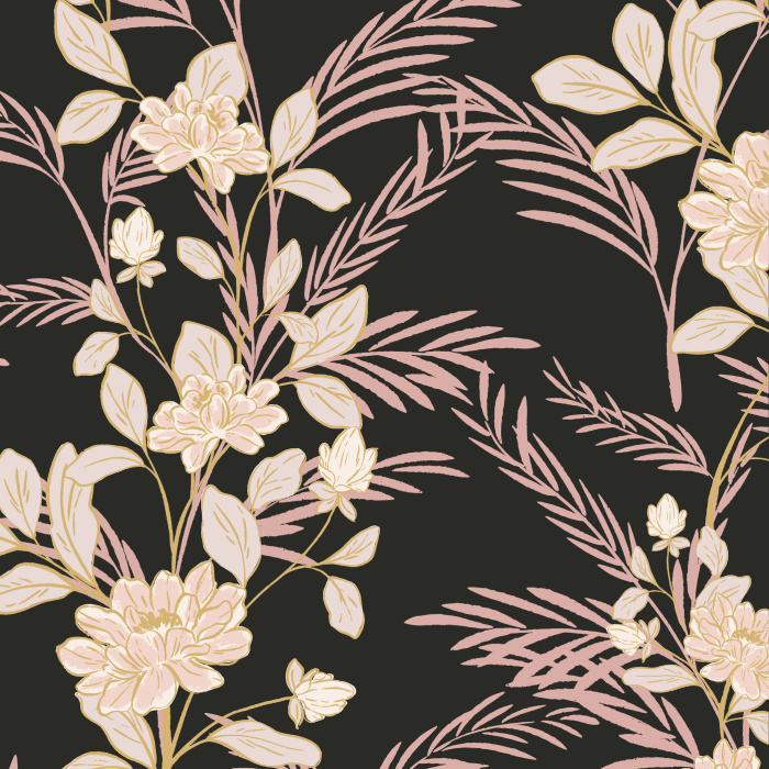 Add a touch of nature to your walls with our Garden Sound Peel And Stick Removable Wallpaper.