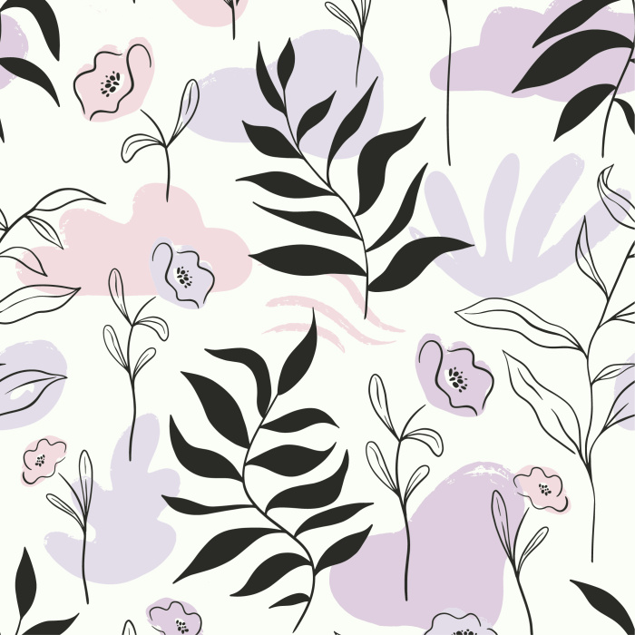 Create a groovy accent wall anywhere in your home with our Botanic Beat Peel And Stick Removable Wallpaper.