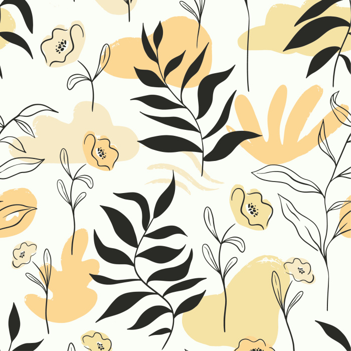 Create a groovy accent wall anywhere in your home with our Botanic Beat Peel And Stick Removable Wallpaper.