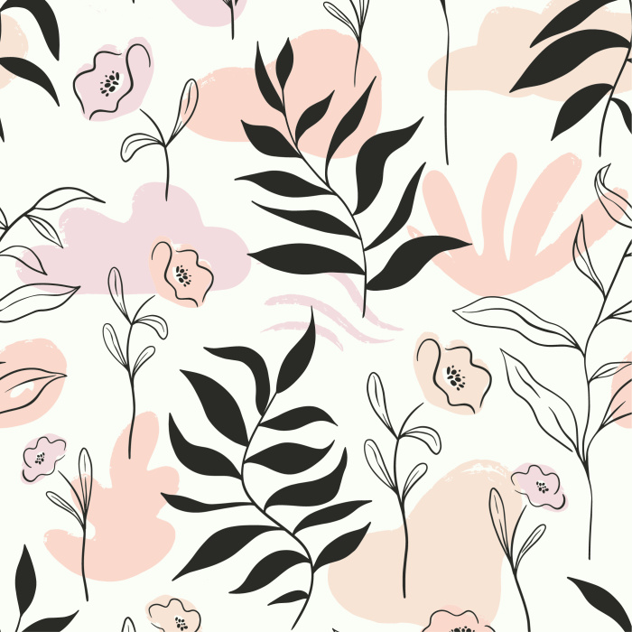 Create a groovy accent wall anywhere in your home with our Botanic Beat Peel And Stick Removable Wallpaper.