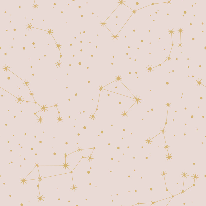 Add a starry night sky to any room in your house with our Celestial Constellations Peel And Stick Removable Wallpaper. 