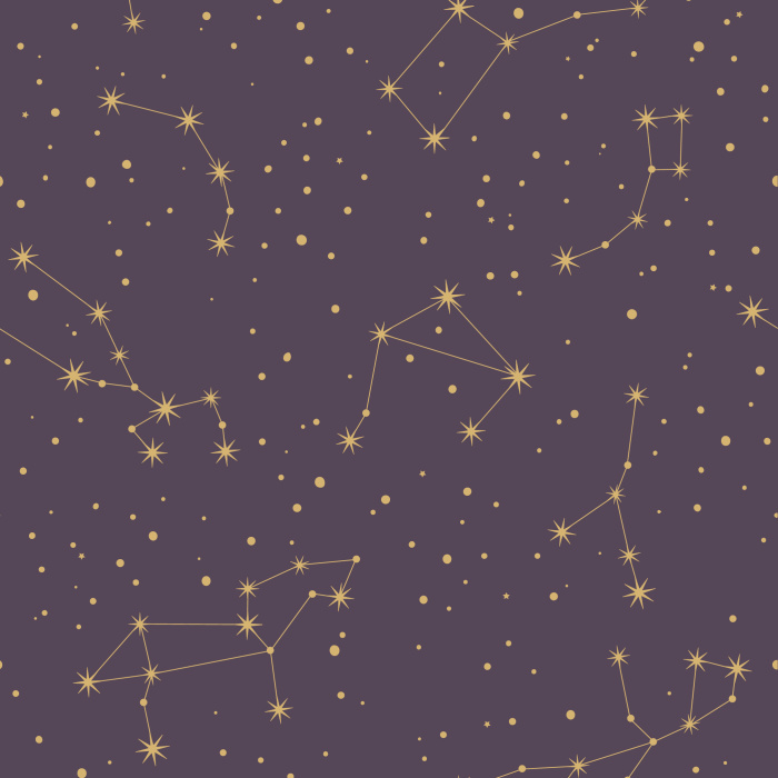 Add a starry night sky to any room in your house with our Celestial Constellations Peel And Stick Removable Wallpaper. 