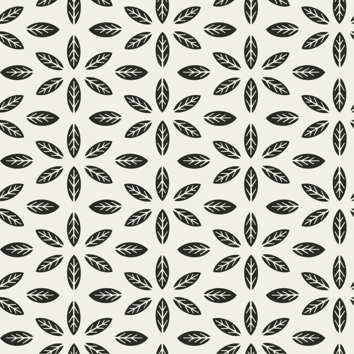 Add a touch of greenery to your walls with our Geo Leaves Peel And Stick Removable Wallpaper.