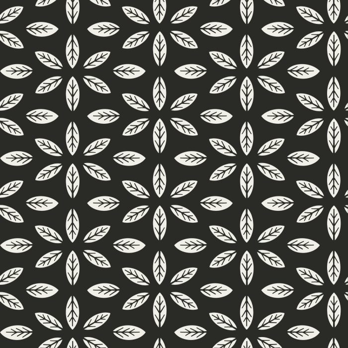 Add a touch of greenery to your walls with our Geo Leaves Peel And Stick Removable Wallpaper.