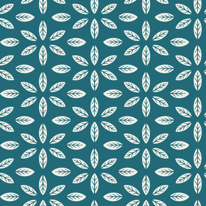 Add a touch of greenery to your walls with our Geo Leaves Peel And Stick Removable Wallpaper.
